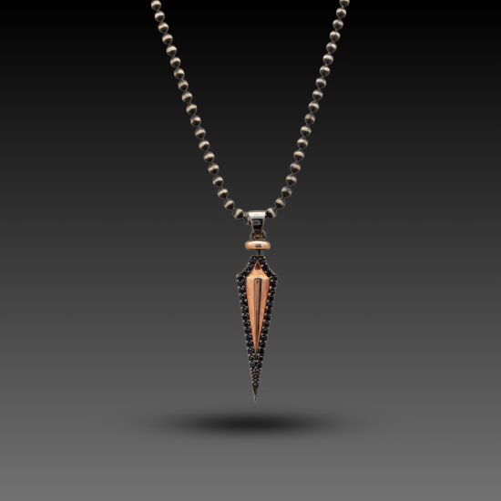 "Erkek Altın Mini Javelin Kolye, 4,8 gram, Goldium ustalığı ve Altın Erkek Kolye modeli ile uzun ömürlü kullanım sağlar