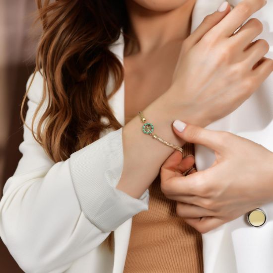 14 Ayar Altın Mineli Kalem İşçilikli Balık Sırtı Bileklik, 6,21 gram ve özenli işçilikle Altın Bileklik’in günlük ve özel kullanıma uygun bir Goldium modelidir.