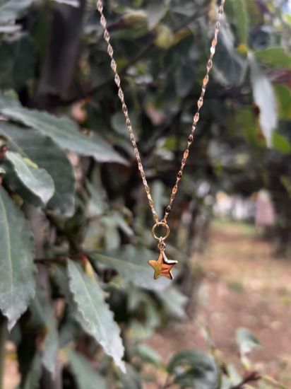 "Altın Kelebek Zincirli Yıldız Figürlü Kolye, 1,72 gram, Goldium ustalığı ve Altın Kolye modeli ile uzun ömürlü kullanım sağlar